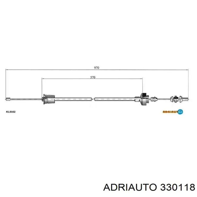 33.0118 Adriauto cable de embrague