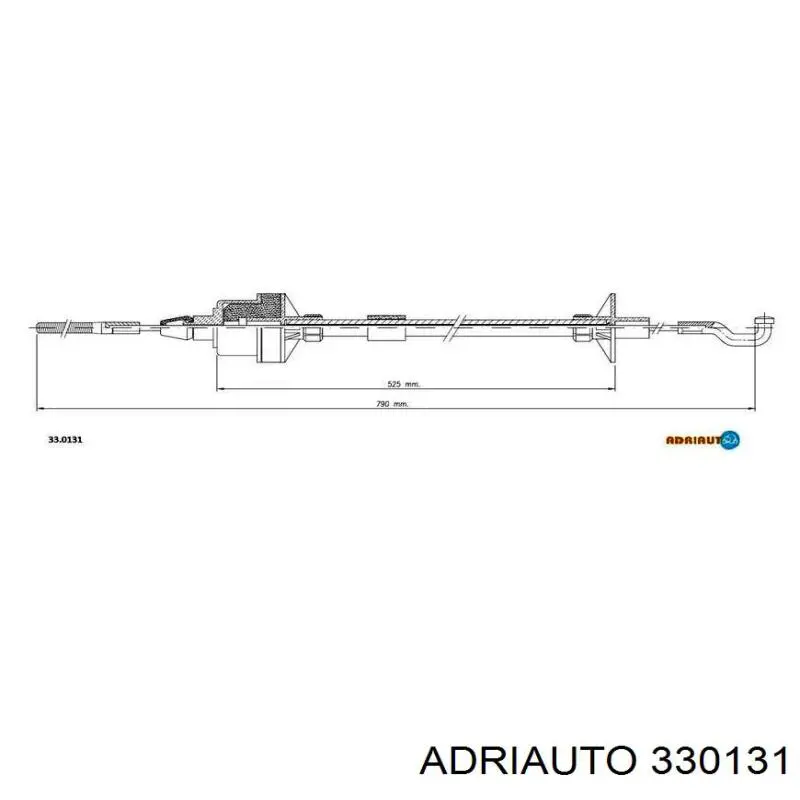 33.0131 Adriauto cable de embrague