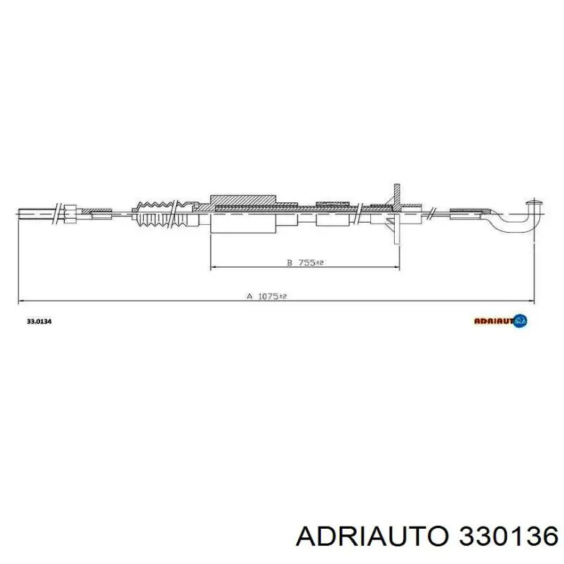 Comprar 330136 Adriauto Cable de embrague