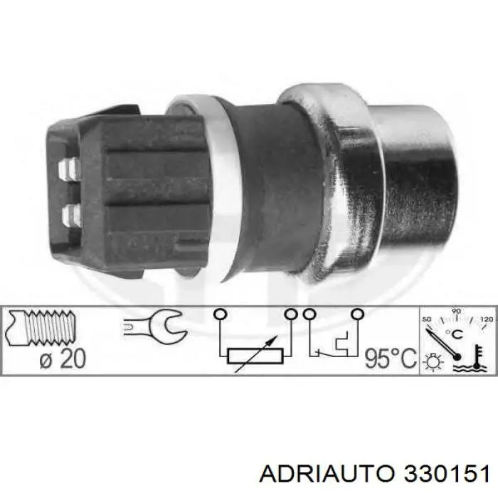 330151 Adriauto cable de embrague