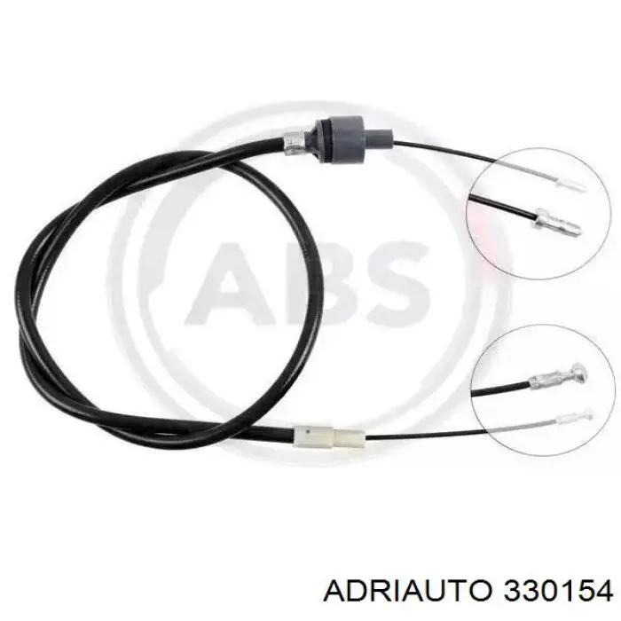 330154 Adriauto Cable de accionamiento del embrague