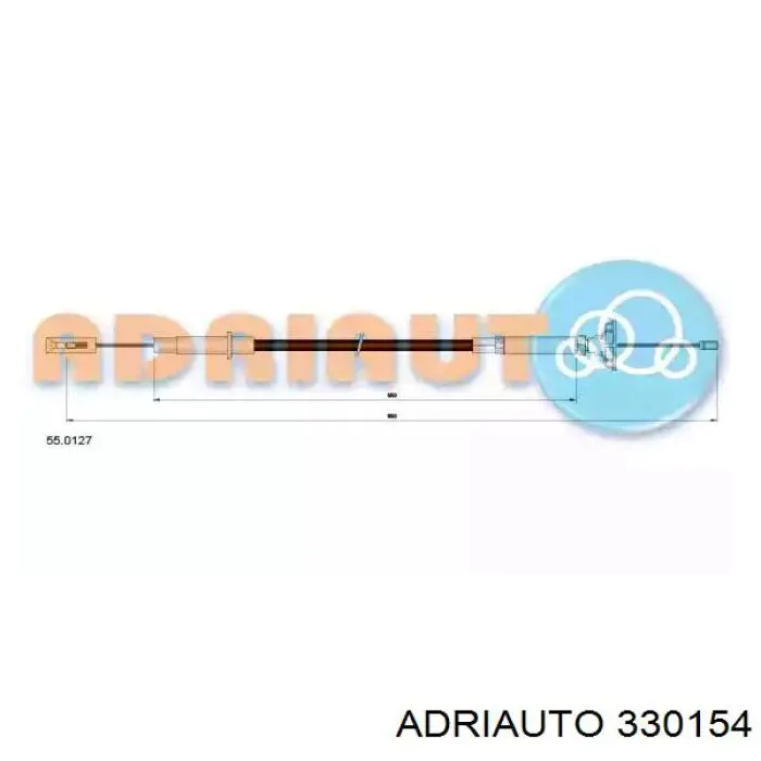 Cable de embrague Adriauto 330154 precio, desde 10,01 EUR