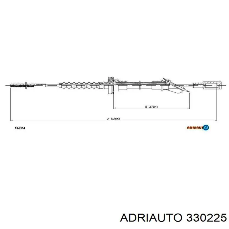 Comprar 330225 Adriauto Cable de freno de mano trasero izquierdo