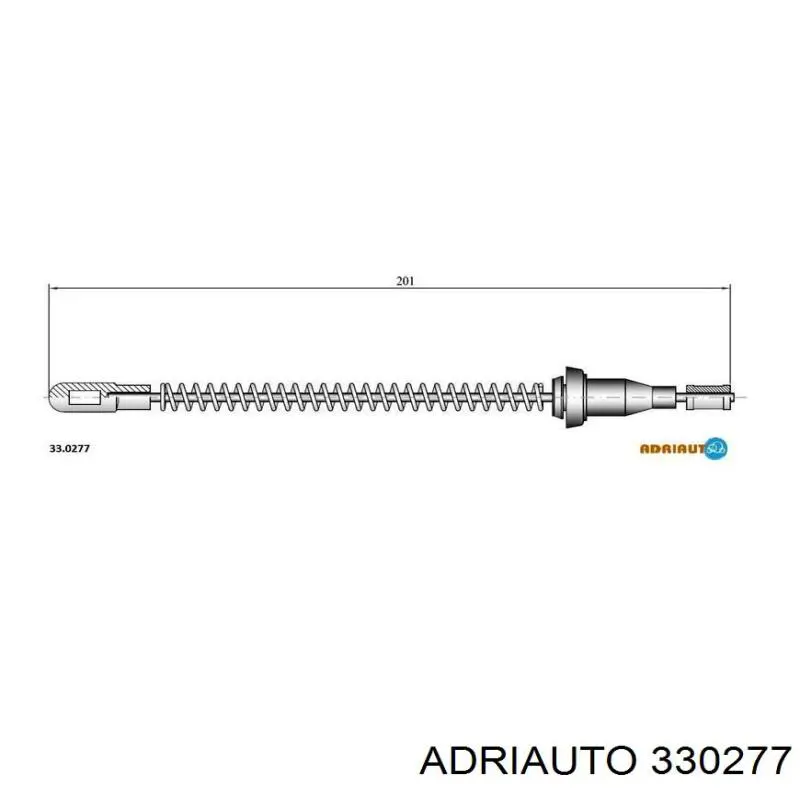Comprar 330277 Adriauto Cable de freno de mano trasero derecho/izquierdo