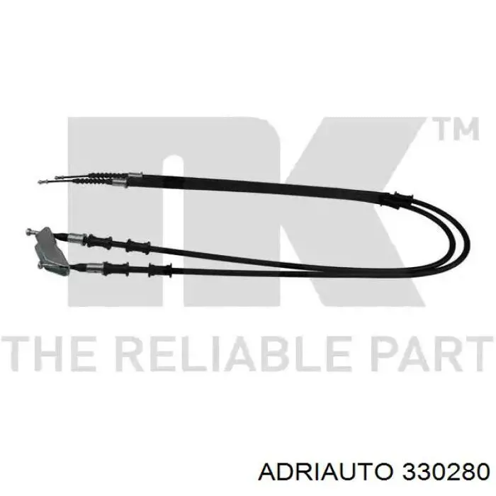 330280 Adriauto cable de freno de mano trasero derecho/izquierdo