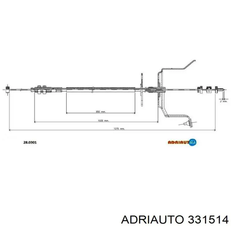 Comprar 331514 Adriauto Cable velocímetro