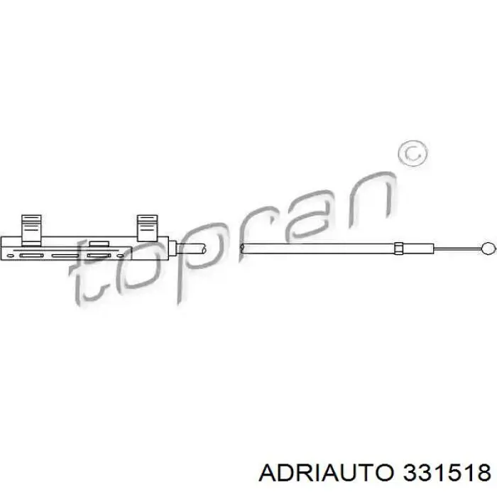 Cable velocímetro 331518 Adriauto