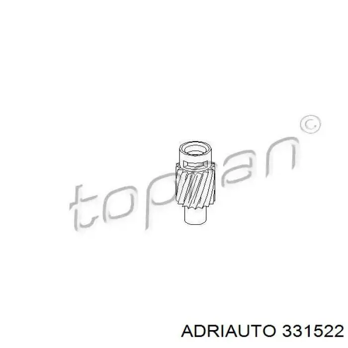 Cable del velocímetro Adriauto 331522