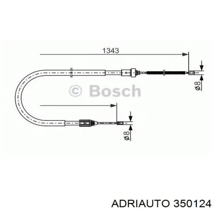 501004 Beca Cables Cable de accionamiento del embrague
