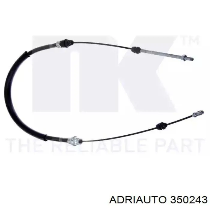 35.0243 Adriauto cable de freno de mano trasero izquierdo