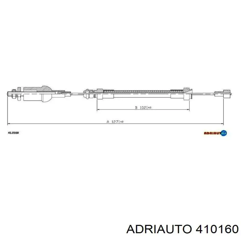 410160 Adriauto Cable de accionamiento del embrague