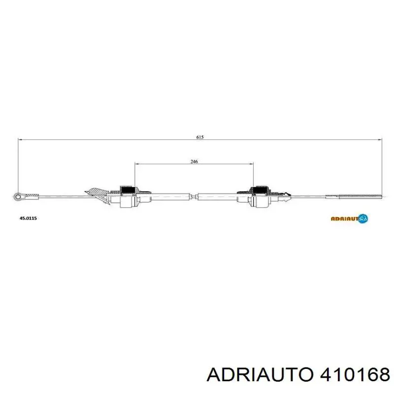 Comprar 410168 Adriauto Cable de embrague