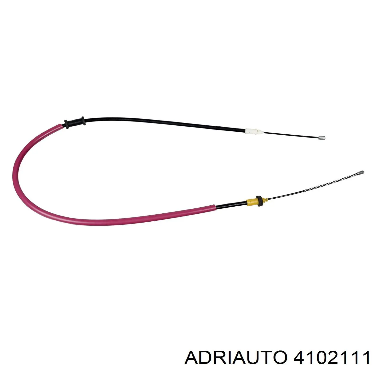 4102111 Adriauto cable de freno de mano trasero izquierdo