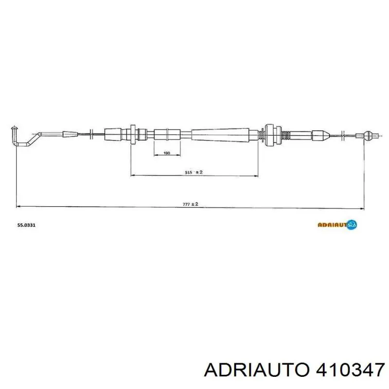 Comprar 7701349815 Renault (RVI) Cable del acelerador