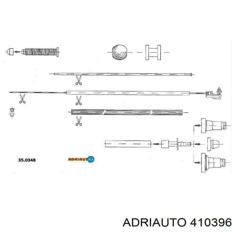Comprar 410396 Adriauto Cable del acelerador