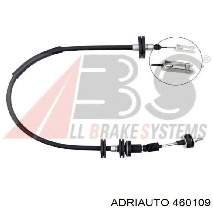 Cable de embrague 460109 Adriauto