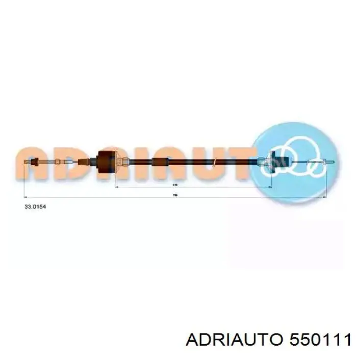 Comprar 550111 Adriauto Cable de embrague
