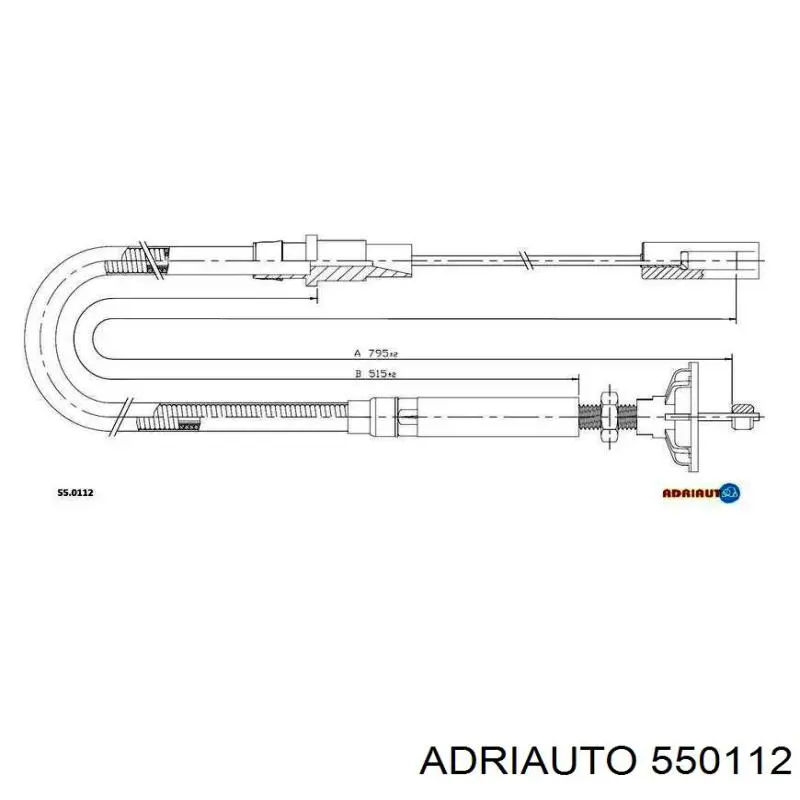 Comprar 550112 Adriauto Cable de embrague