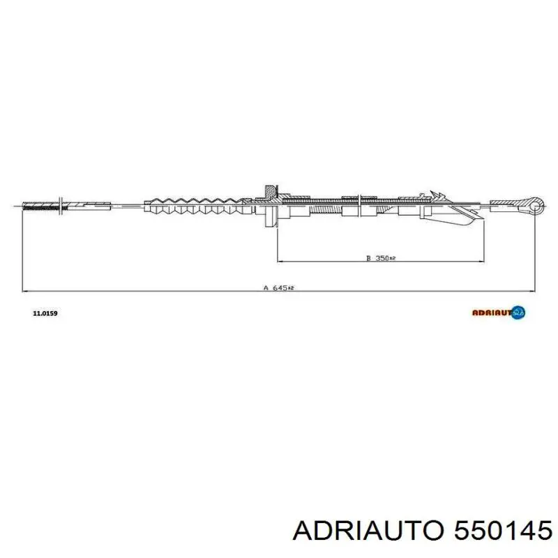 Comprar 550145 Adriauto Cable de embrague