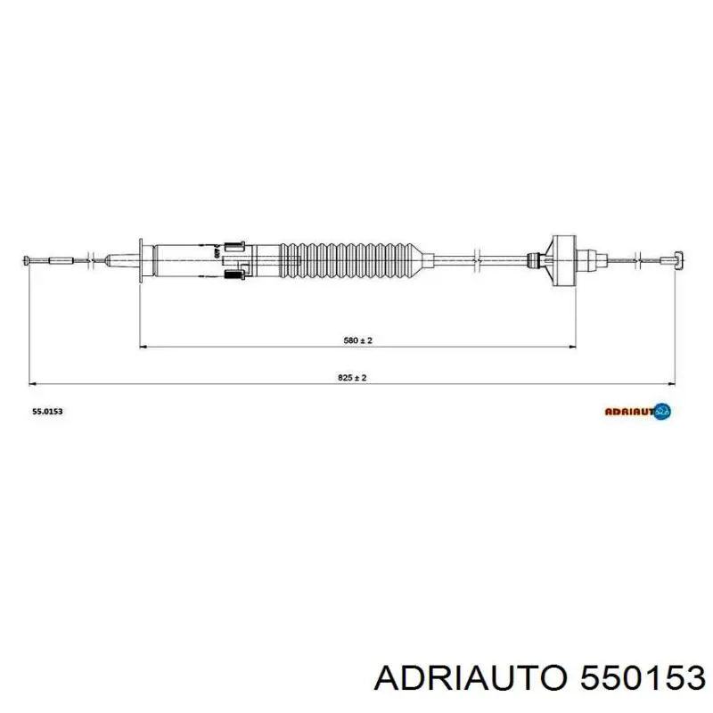 Comprar 550153 Adriauto Cable de embrague