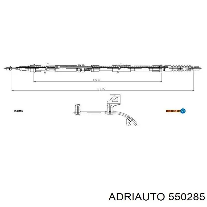 Cable de freno de mano trasero derecho Adriauto 550285 precio, desde 32,94 EUR