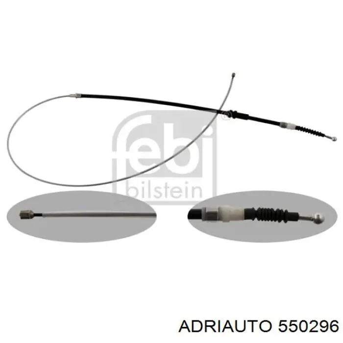 550296 Adriauto cable de freno de mano trasero derecho/izquierdo