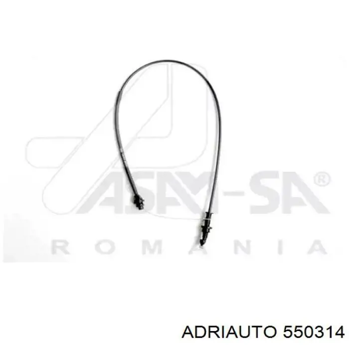 Cable del acelerador 550314 Adriauto