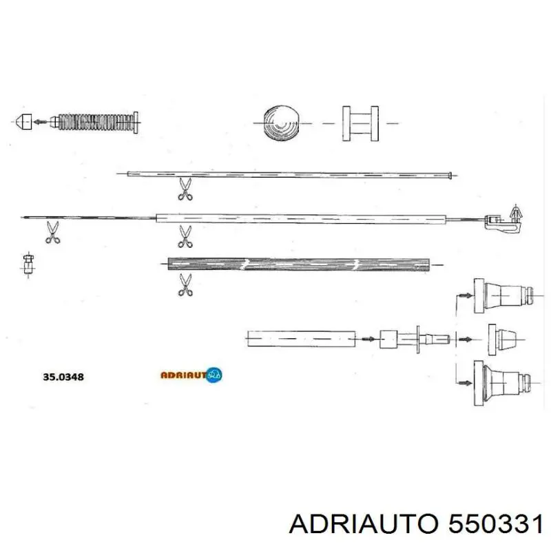 Comprar 550331 Adriauto Cable del acelerador
