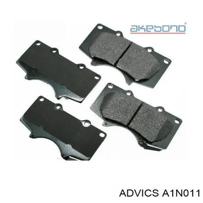 Pastillas de freno delanteras Advics A1N011