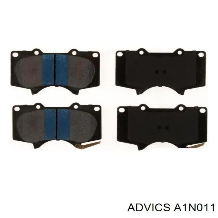 Pastillas de freno A1N011 Advics