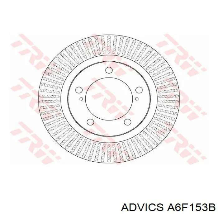 A6F153B Advics freno de disco delantero