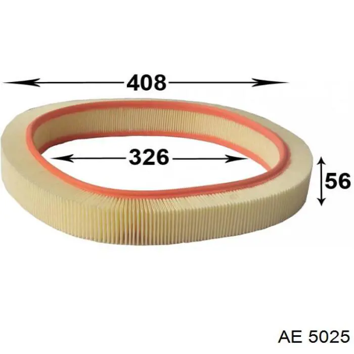 5025 AE juego de cojinetes de biela, cota de reparación +0,25 mm