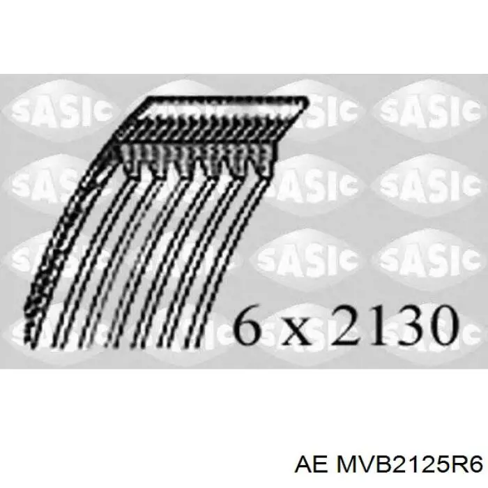 MVB2125R6 AE correa trapezoidal