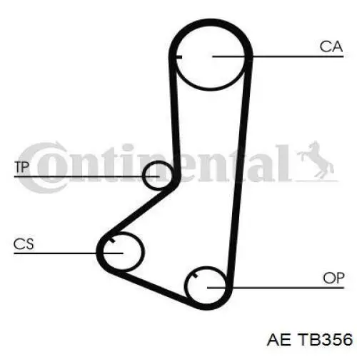 TB356 AE correa distribucion