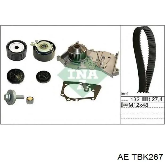 Kit correa de distribución Renault Megane 2 LM0, LM1
