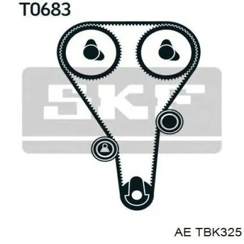 Kit correa de distribución Hyundai Accent 1