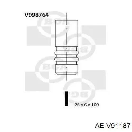 Comprar V91187 AE Válvulas de admisión