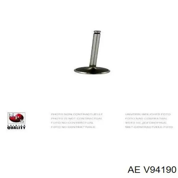 Válvulas de admisión MW30620685 Mitsubishi