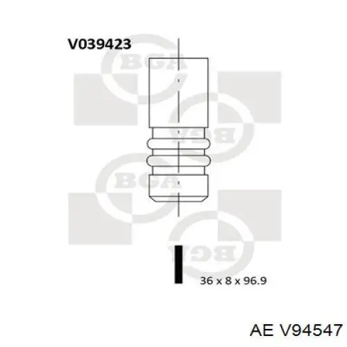 V94547 AE válvula de admisión