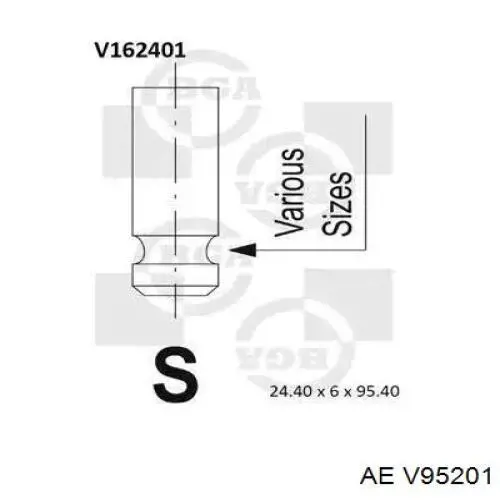 V95201 AE válvula de admisión