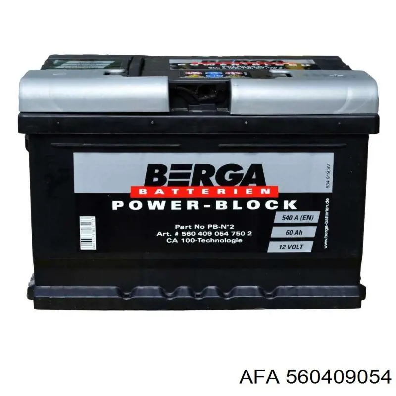 560409054 AFA Batería Start-Stop