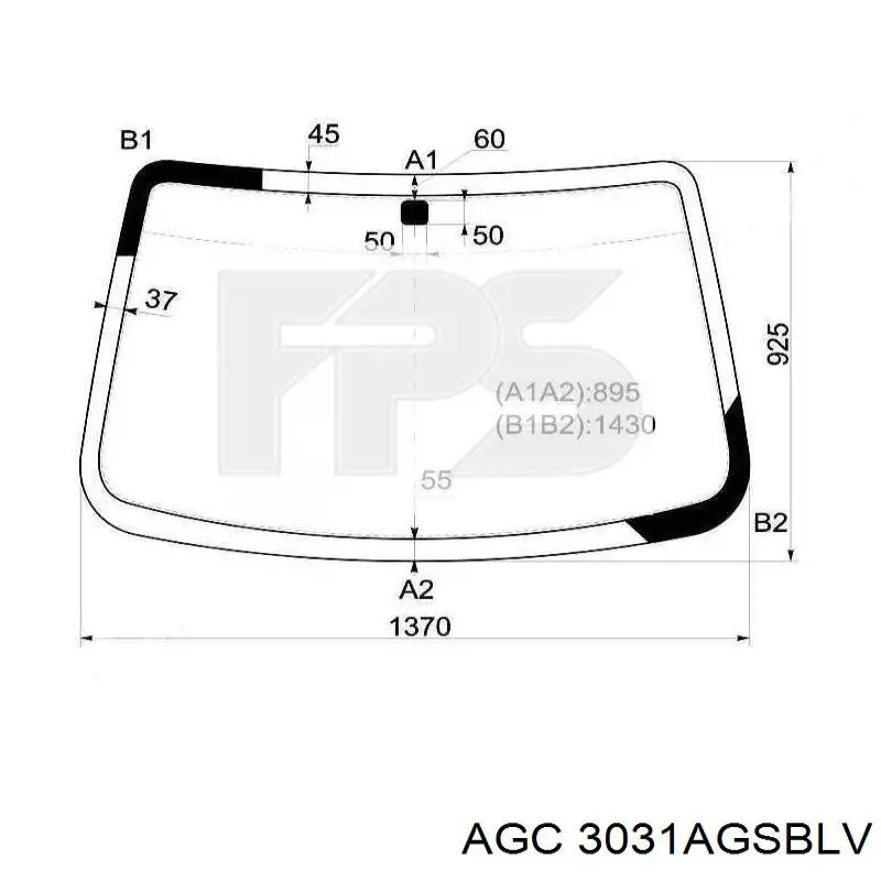 3031AGSBLV AGC parabrisas