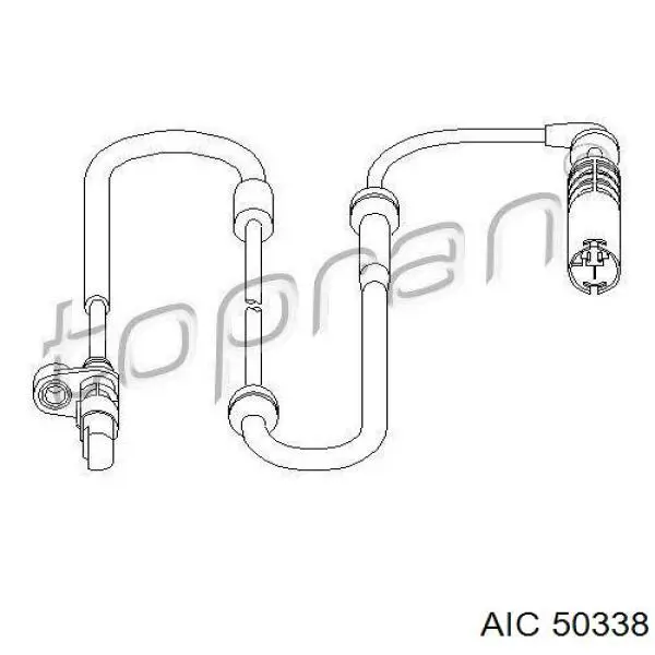 50338 AIC silentblock de suspensión delantero inferior