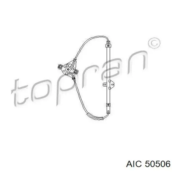 50506 AIC mecanismo de elevalunas, puerta trasera derecha