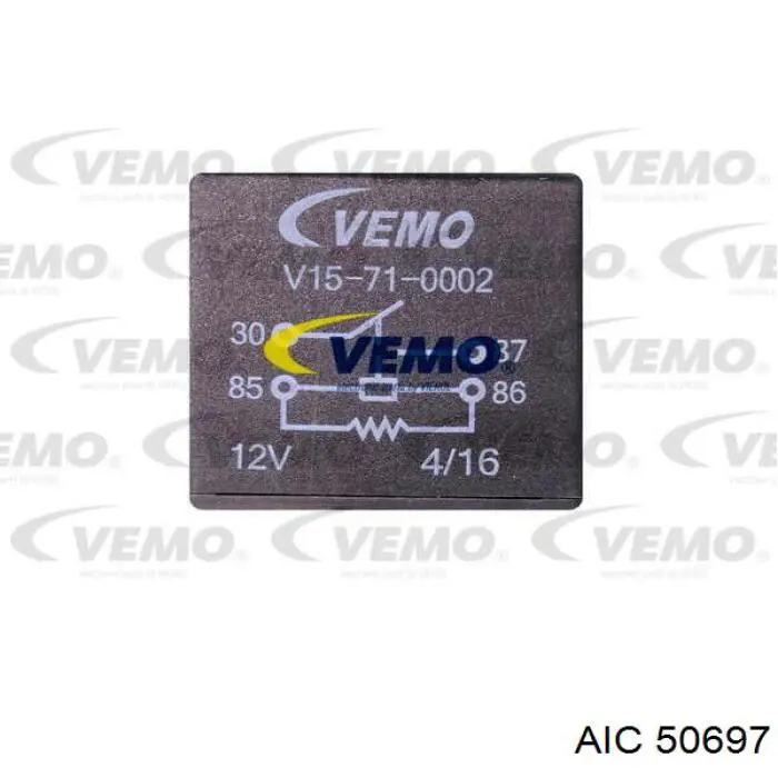 50697 AIC Relé de ventilador de aire acondicionado