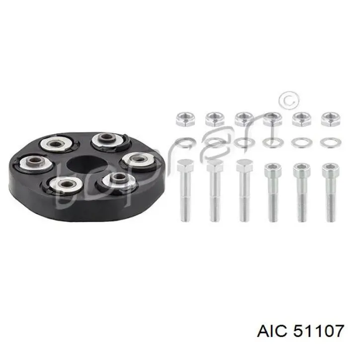 51107 AIC articulación, árbol longitudinal, delantera/trasera
