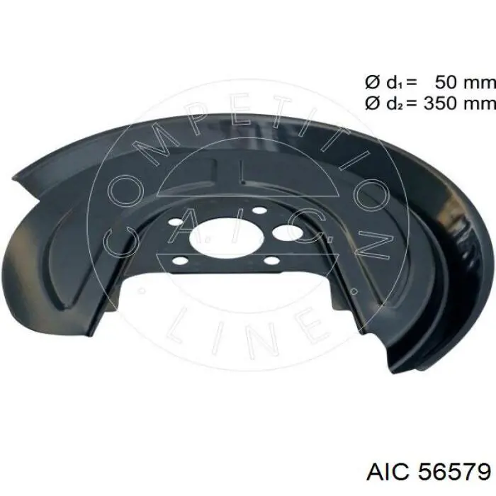 Comprar 1J0615609 VAG Protector de disco de freno trasero izquierdo