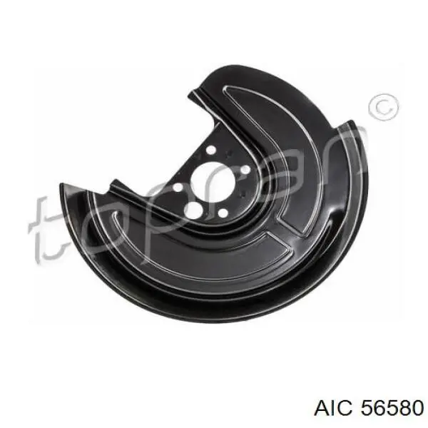 56580 AIC chapa protectora contra salpicaduras, disco de freno trasero derecho
