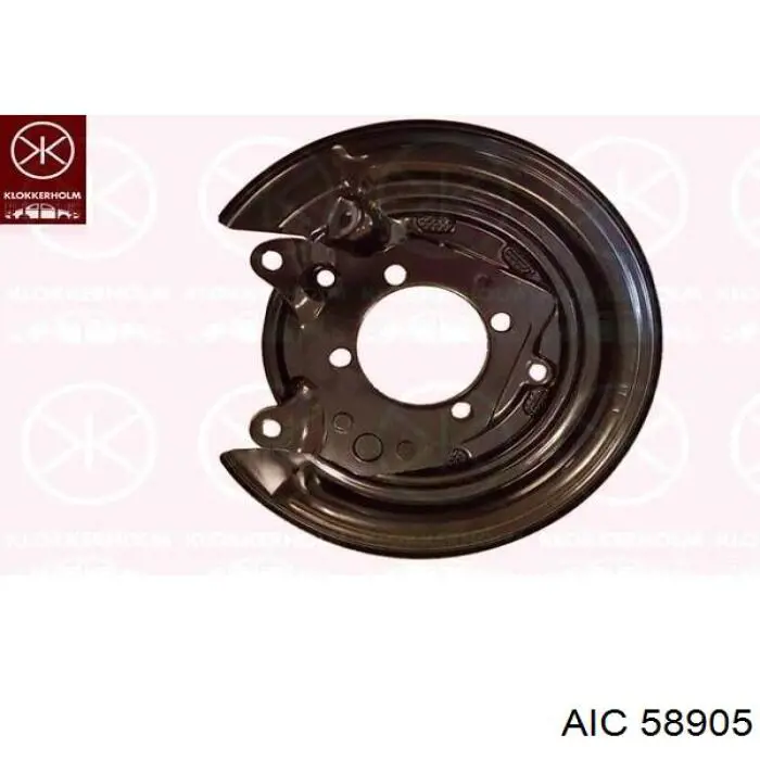 58905 AIC chapa protectora contra salpicaduras, disco de freno trasero derecho