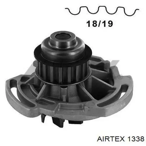 1338 Airtex bomba de agua